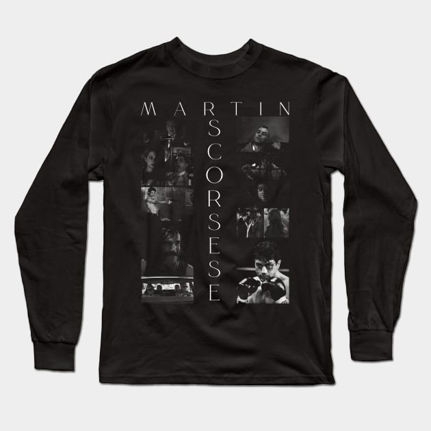 Martin Scorsese Long Sleeve T-Shirt by Chairrera